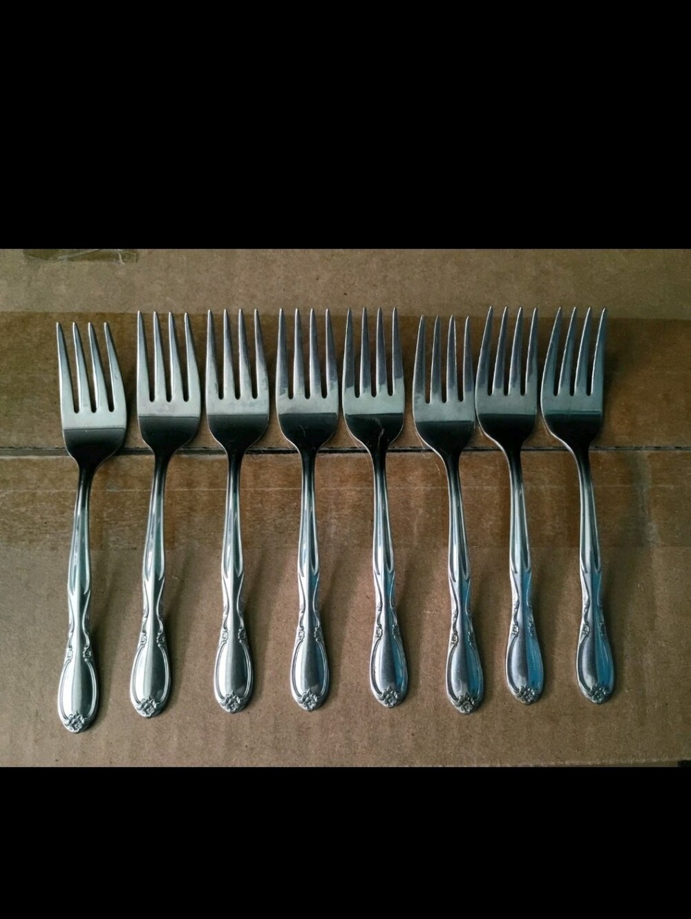 8 Piece Chapel Hill Dinner Forks By International Silver Company Discontinued